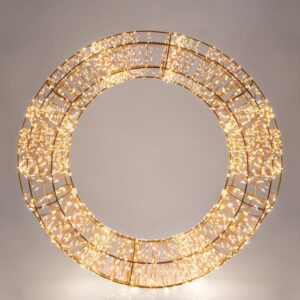 LIGHTED WREATH