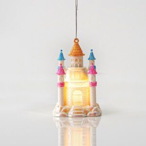 LIGHTED ACRYLIC CASTLE
