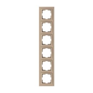 DESPINA 6 GANG FRAME LIGHT FUME