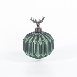 RAISED PORCELAIN BALL WITH REINDEER