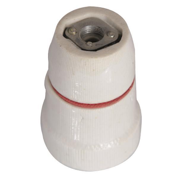 LAMPHOLDER PORCELAIN 1/8 E27