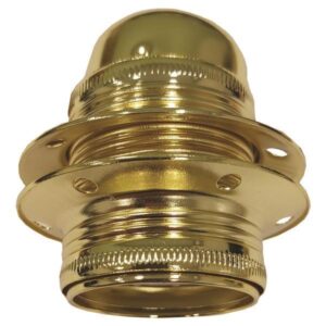 LAMPHOLDER METAL 2 RINGS GOLD E27
