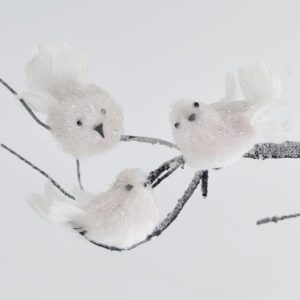 PINK BIRDS WITH GLITTER