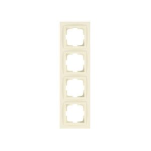 DESPINA 4 GANG FRAME CREAM